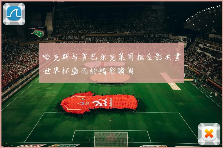 哈克斯与贾巴尔克莱同框合影共赏世界杯盛况的精彩瞬间